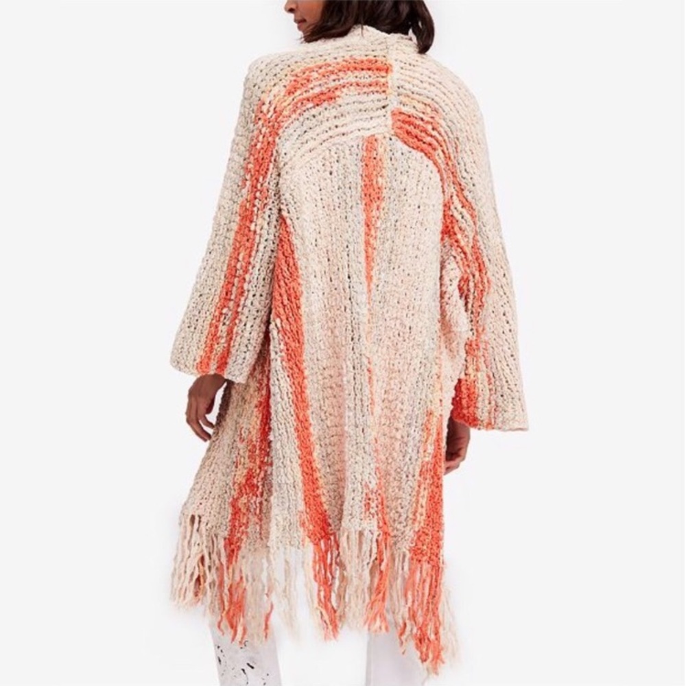 Free People Desert Daze Fringe Duster Cardigan Size XS/Small